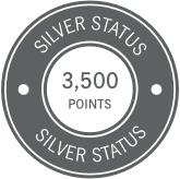Silver status icon - 3500 points